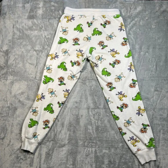 Nickelodeon Rugrats All Over Print Pajama Sweatpants Joggers White Size M - Picture 2 of 15